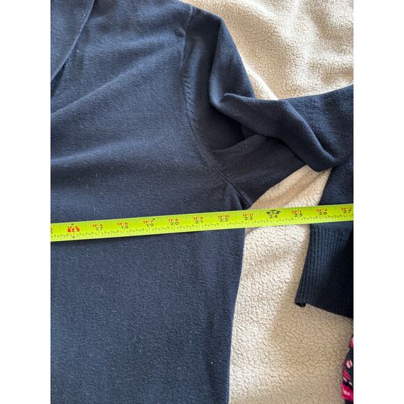 American Eagle Vintage Y2K Navy Grandpa Cardigan Sweater Athletic Fit XL - Picture 6 of 7